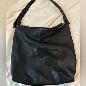 Coccinelle black leather shoulder bag